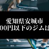 愛知県安城市5000円以下のジムは？